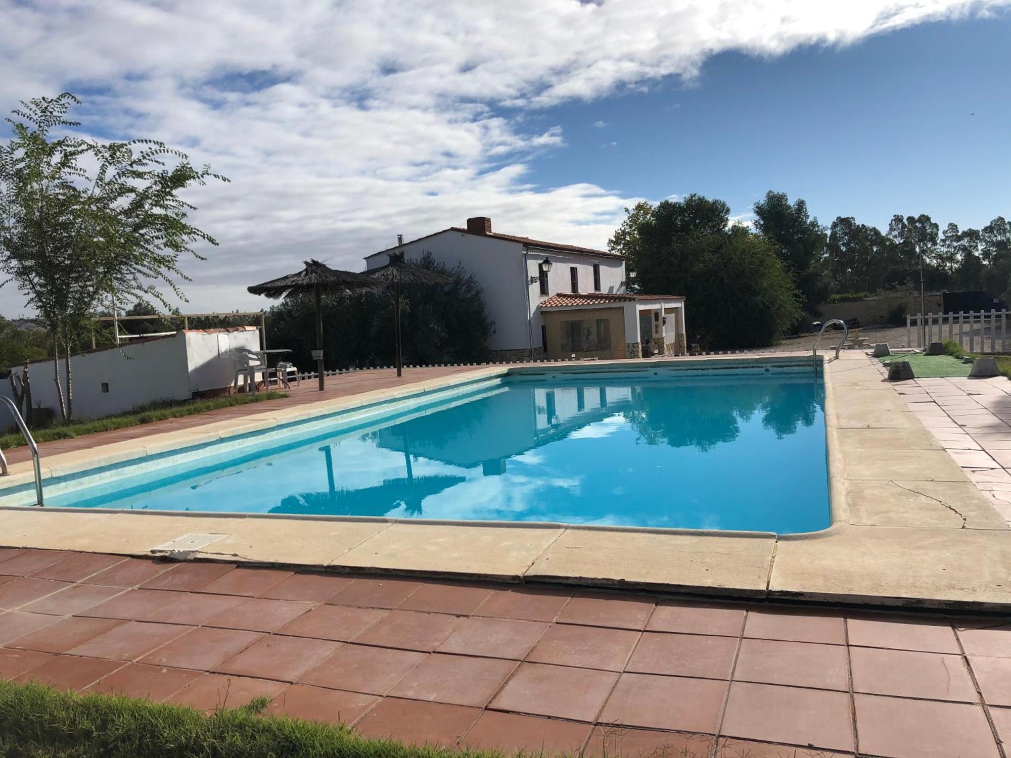 Casa Rural Y Espacio Para Eventos El Pantano Peñarroya-Pueblonuevo Kamer foto