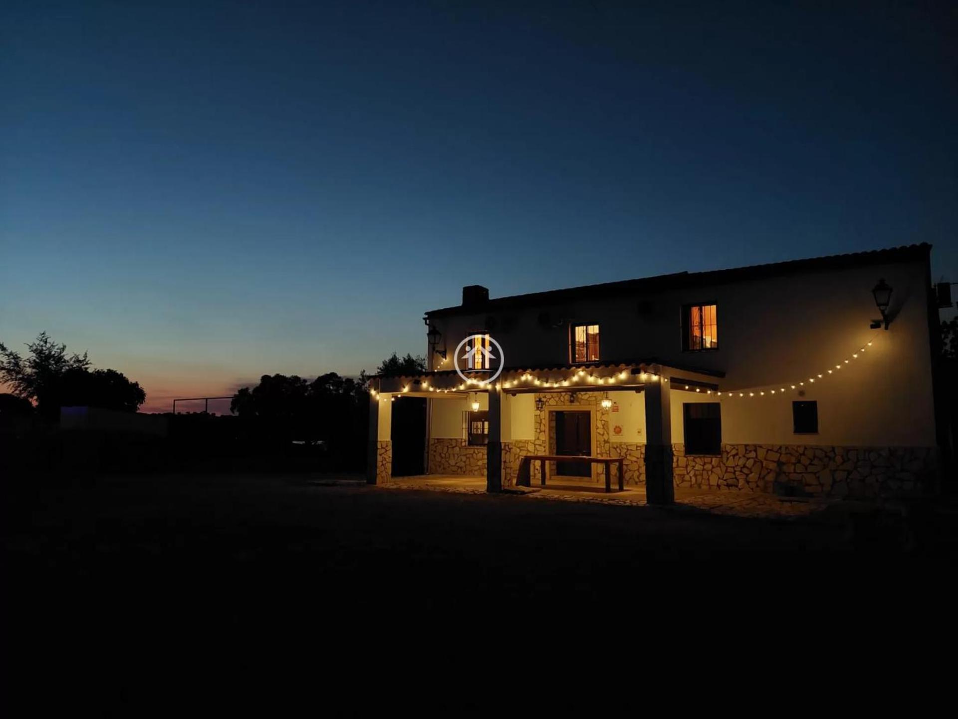 Casa Rural Y Espacio Para Eventos El Pantano Peñarroya-Pueblonuevo Buitenkant foto